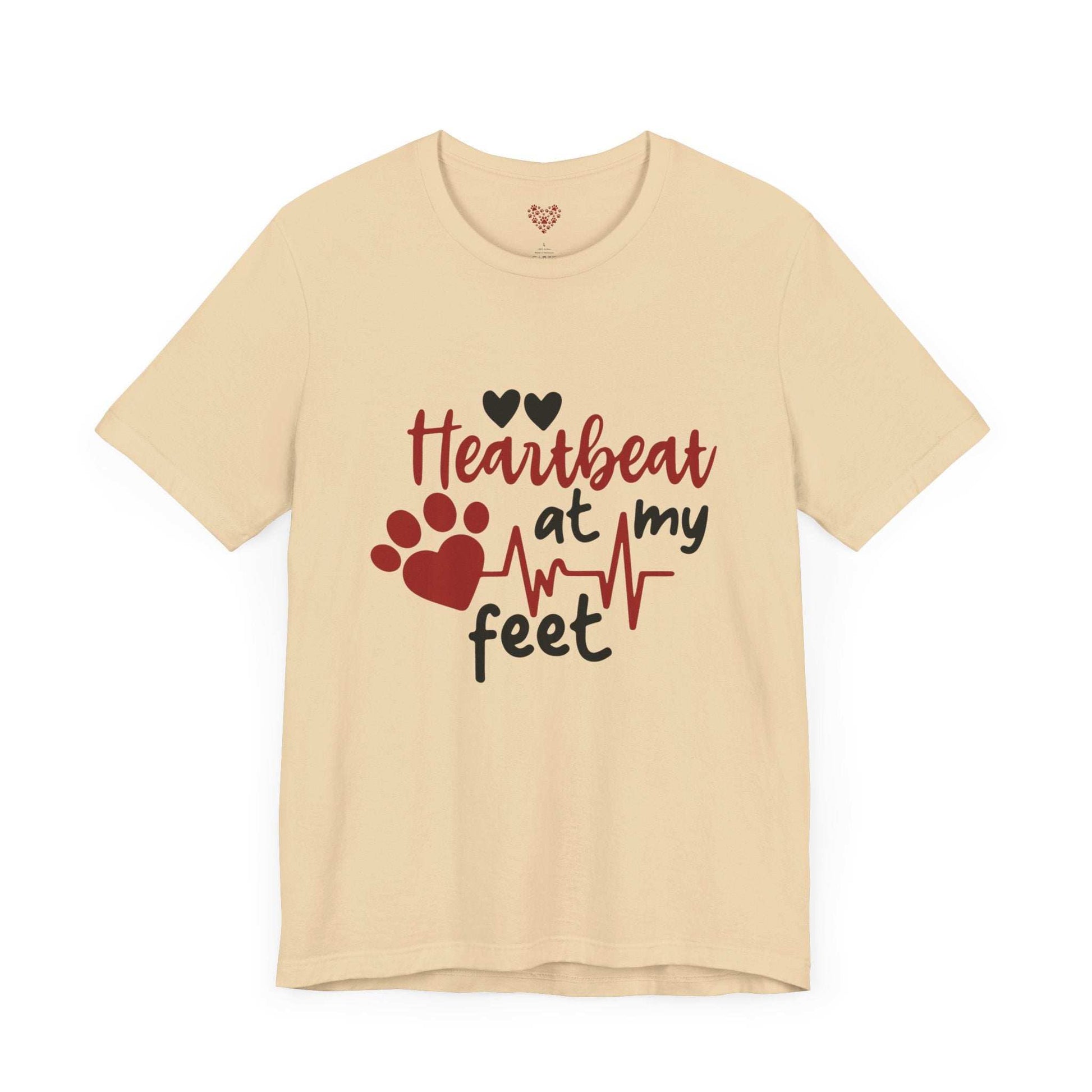 Heartbeat at my Feet - Unisex Tee - Purrfect Pet Haven