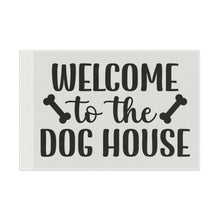 Welcome to the Dog House Flag - Dog Lover Outdoor Decor - Purrfect Pet Haven