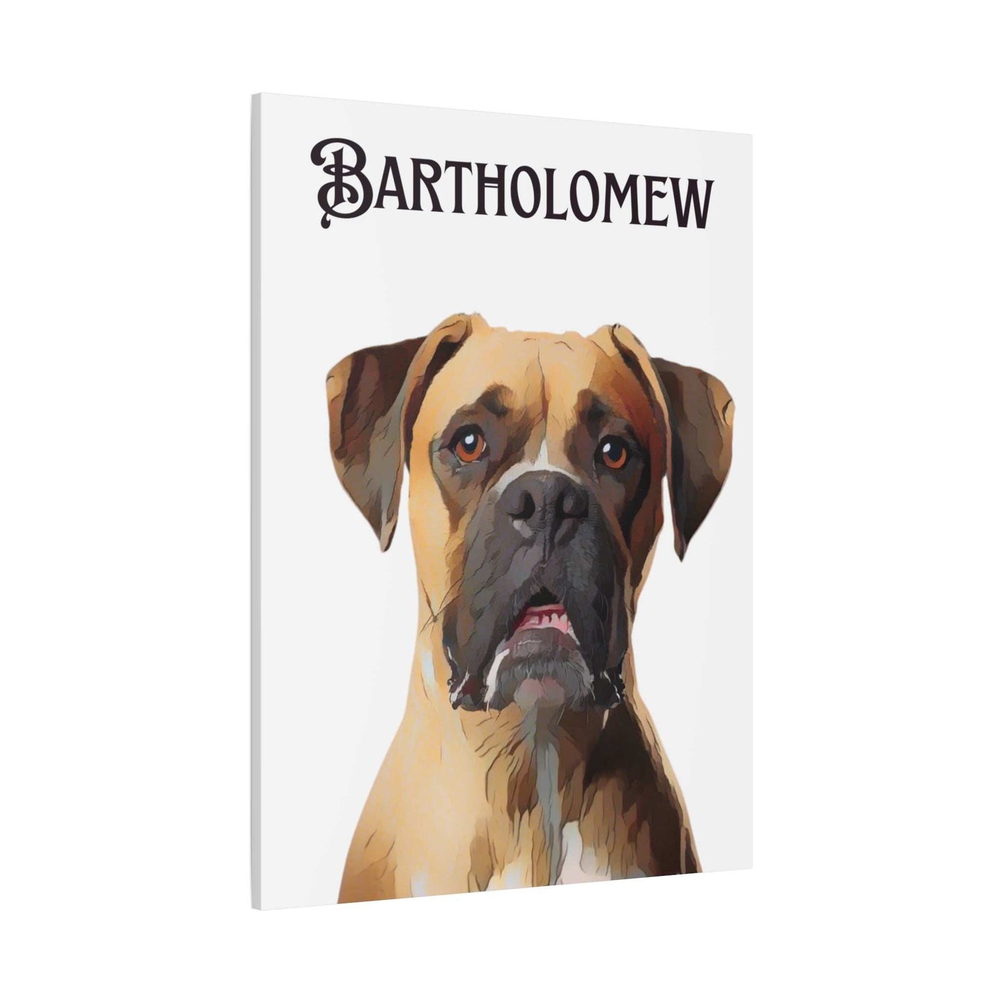 PAW-sonalized White Canvas Print | Upload Photo~Choose size - Purrfect Pet Haven