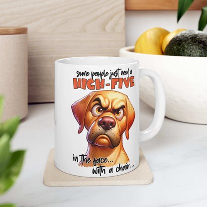 Humorous Dog Lover Ceramic Mug - Perfect Gift for Pet Owners - Purrfect Pet Haven