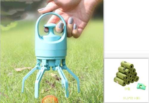 Portable Dog Pooper Scooper - Built-in Bag Dispenser - Purrfect Pet Haven
