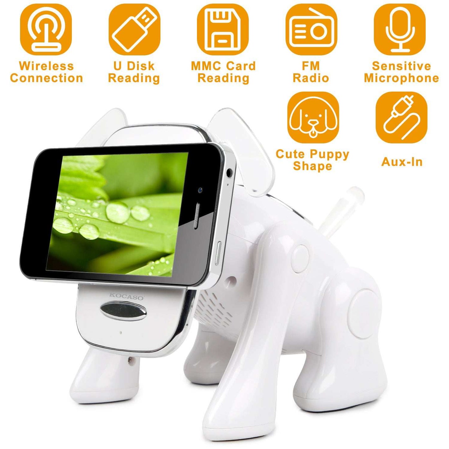 Cute Puppy Dog Wireless Speaker - Portable Bluetooth Music Player - Purrfect Pet Haven