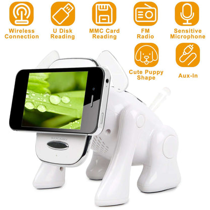 Cute Puppy Dog Wireless Speaker - Portable Bluetooth Music Player - Purrfect Pet Haven