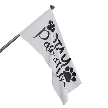 Paw Print Flag - Stay Pawsitive Home Decor - Purrfect Pet Haven