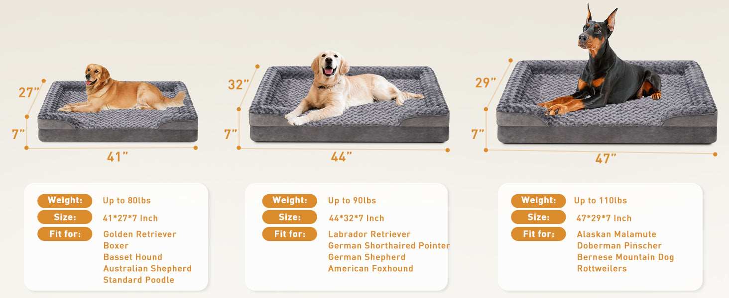 Chew Proof Orthopedic Dog Sofa - Washable Luxury Bed - Purrfect Pet Haven