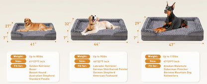 Chew Proof Orthopedic Dog Sofa - Washable Luxury Bed - Purrfect Pet Haven