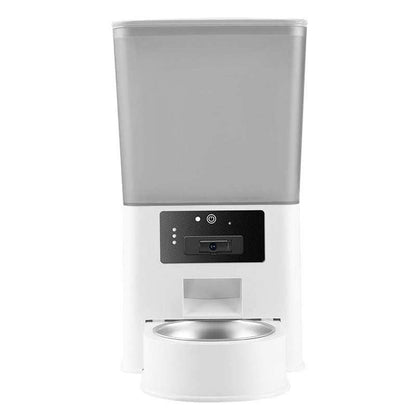 Double Bowl Intelligent Timer Surveillance Video Feeder - Use Remote Voice Call - Purrfect Pet Haven