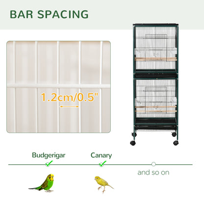 Large Bird Cage with Wide Wingspan Space - Purrfect Pet Haven