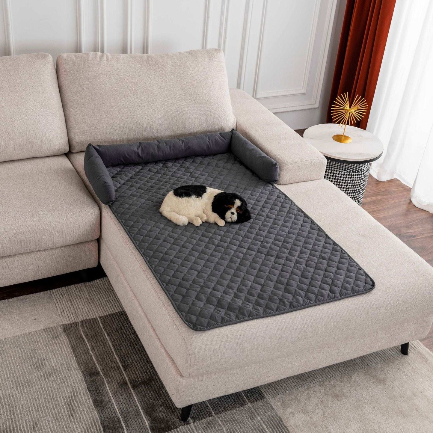 Waterproof Pet Mat with Side Bolsters - Furniture Protector Cover - Purrfect Pet Haven