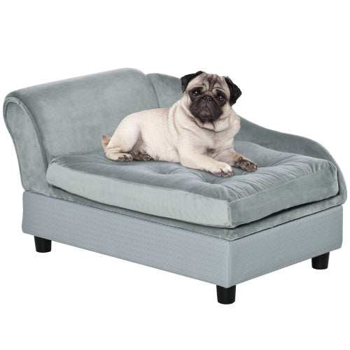 Luxury Small Dog Bed - Hidden Storage - Purrfect Pet Haven
