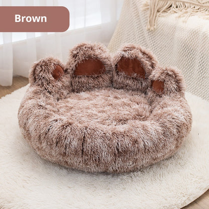 Pet Bed - Round Plush Thickened for Dogs & Cats - Purrfect Pet Haven