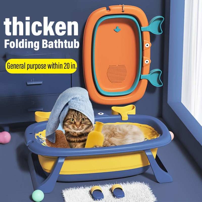 Portable Foldable Pet Tub Suitable For Cats And Small Dogs Under 20 Pounds - Purrfect Pet Haven
