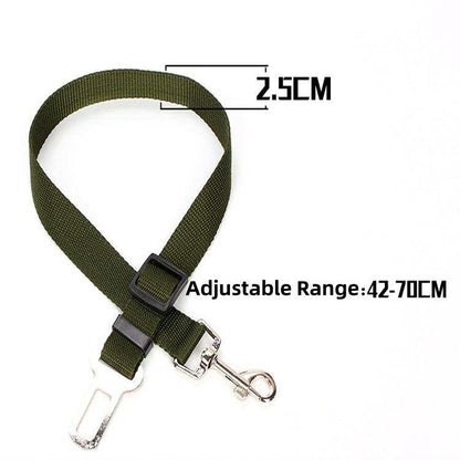 Dog Car Seat Belt - Adjustable Pet Safety Harness Leash - Purrfect Pet Haven
