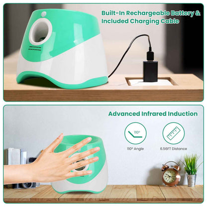 Automatic Dog Ball Launcher - 6 Tennis Balls Adjustable Distance