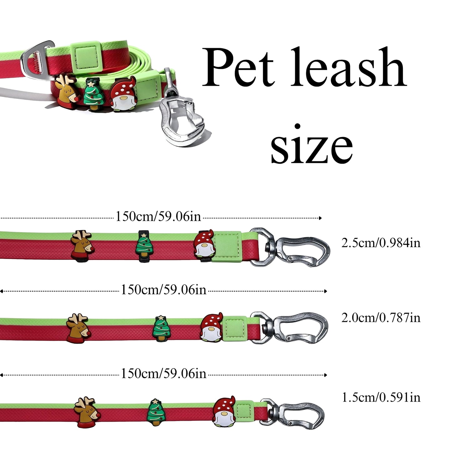 DIY Pet Leash Set - Dual-Color Embossed with 12 Accessories - Purrfect Pet Haven