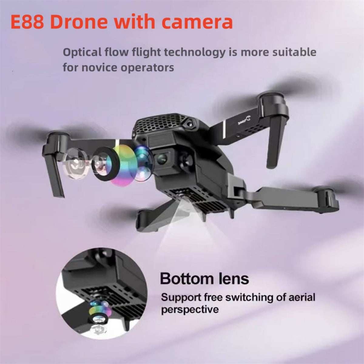 E88 Smart Pet Photography Drone - Foldable RC Camera Drone - Purrfect Pet Haven