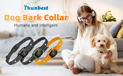 Dog Anti-Bark Collar - LED Display with 4 Modes