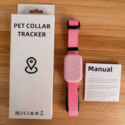 Pet GPS Tracker Collar - Apple Find My No Subscription
