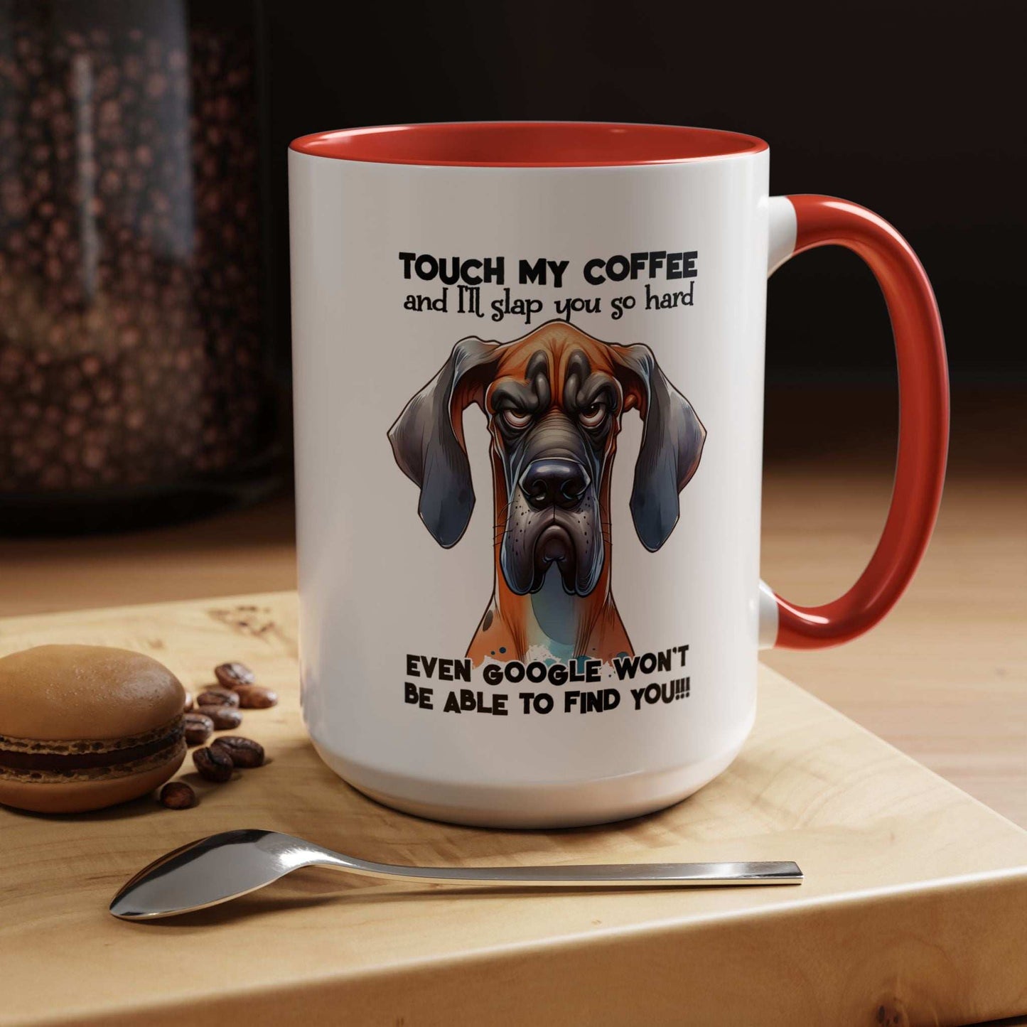 Funny Dog Coffee Mug for Pet Lovers – Tough Coffee Quote – Gift for Dog Owners - Purrfect Pet Haven