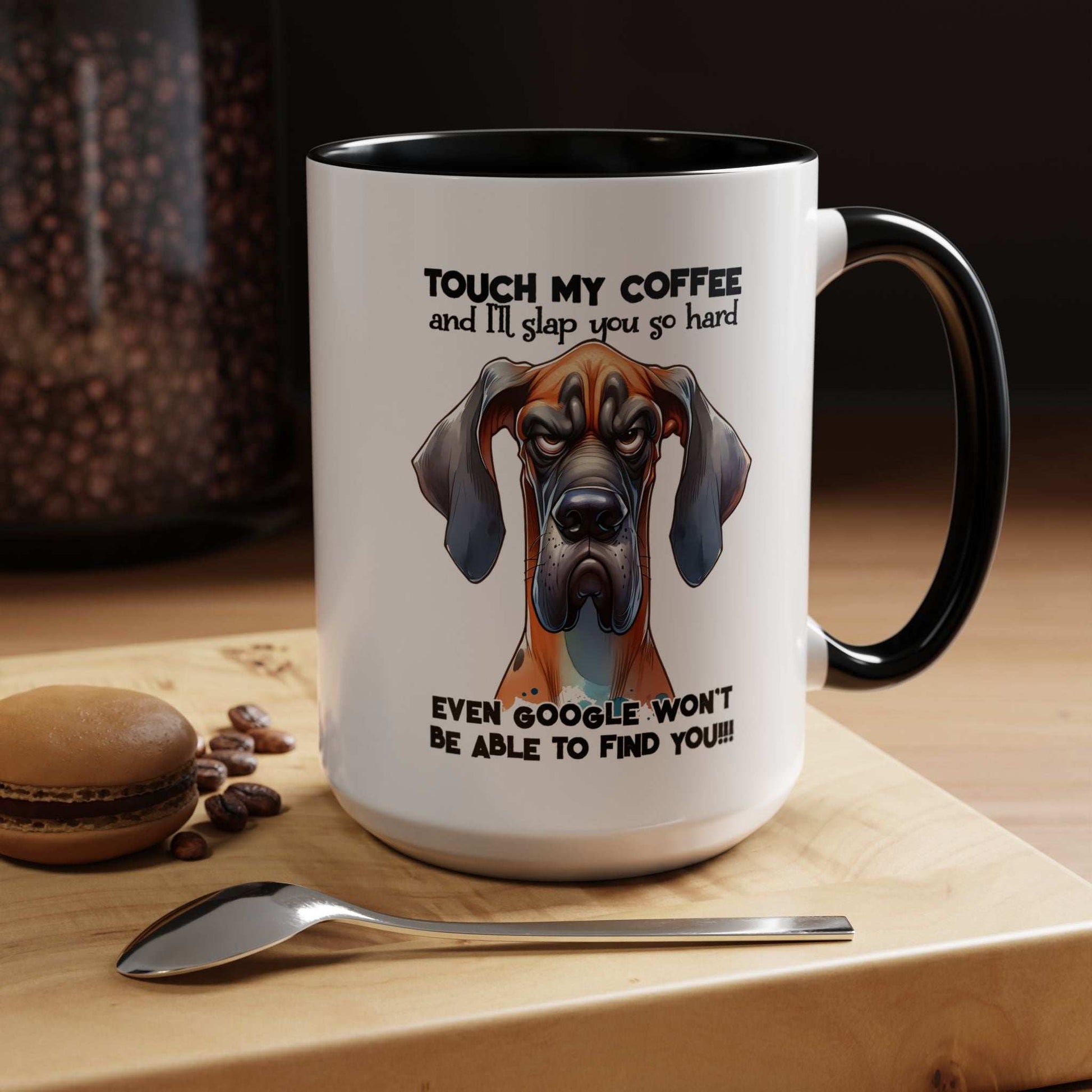 Funny Dog Coffee Mug for Pet Lovers – Tough Coffee Quote – Gift for Dog Owners - Purrfect Pet Haven