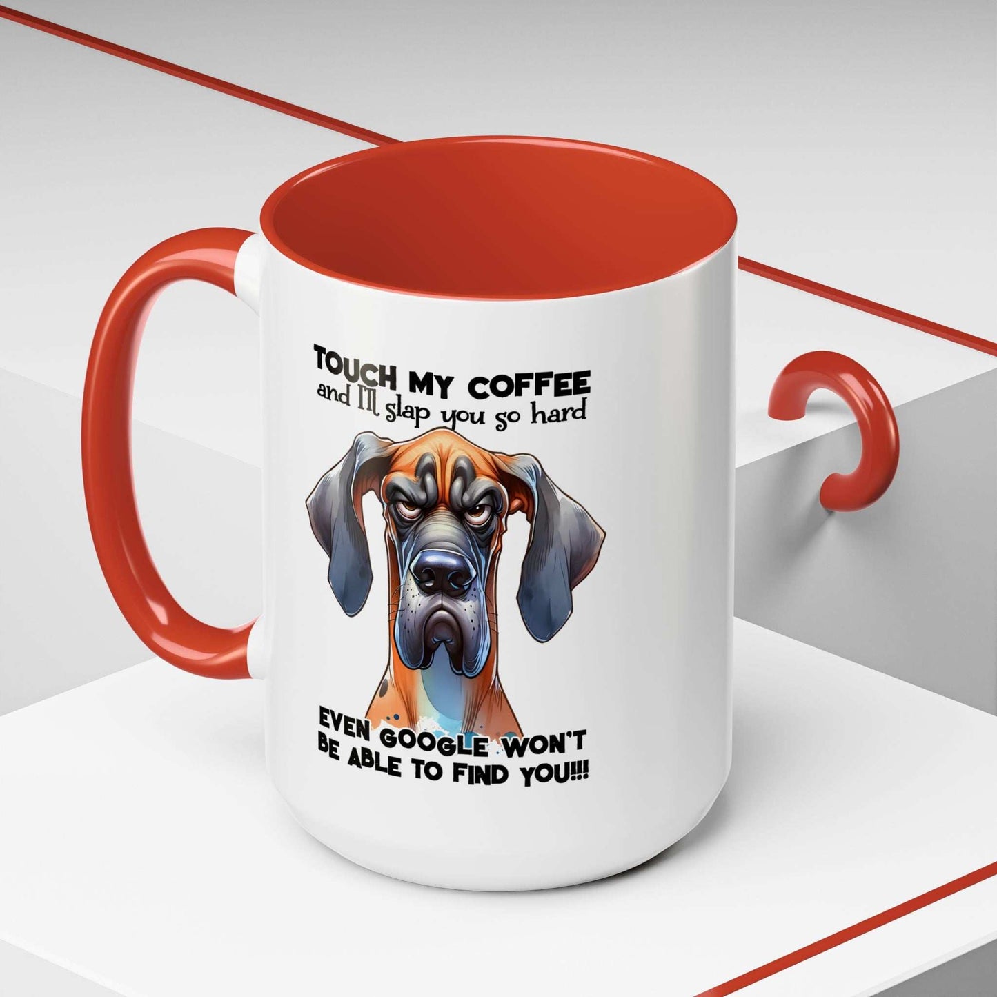 Funny Dog Coffee Mug for Pet Lovers – Tough Coffee Quote – Gift for Dog Owners - Purrfect Pet Haven