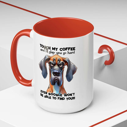Funny Dog Coffee Mug for Pet Lovers – Tough Coffee Quote – Gift for Dog Owners - Purrfect Pet Haven