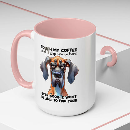Funny Dog Coffee Mug for Pet Lovers – Tough Coffee Quote – Gift for Dog Owners - Purrfect Pet Haven