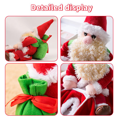 Funny Christmas Dog Costume - Santa Riding Pet Outfit for Small/Large Dogs | Holiday & New Year Gift