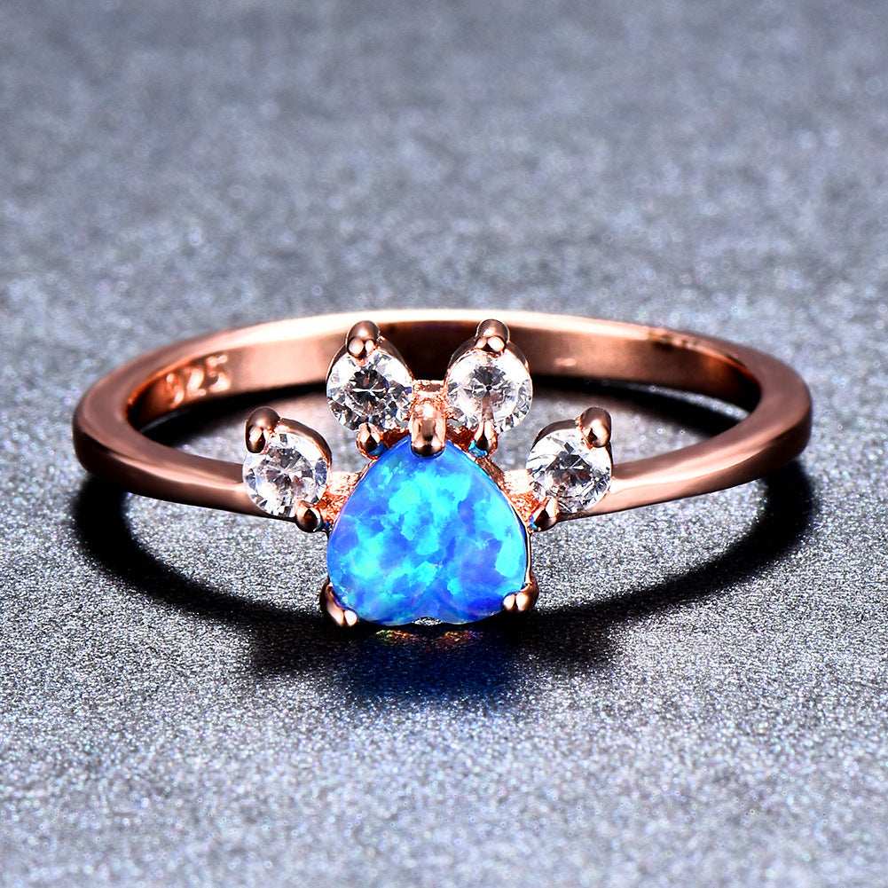 Cute Rhinestone Cat-claw Shaped Fashion Personality Ring  - Women's Jewelry - Purrfect Pet Haven