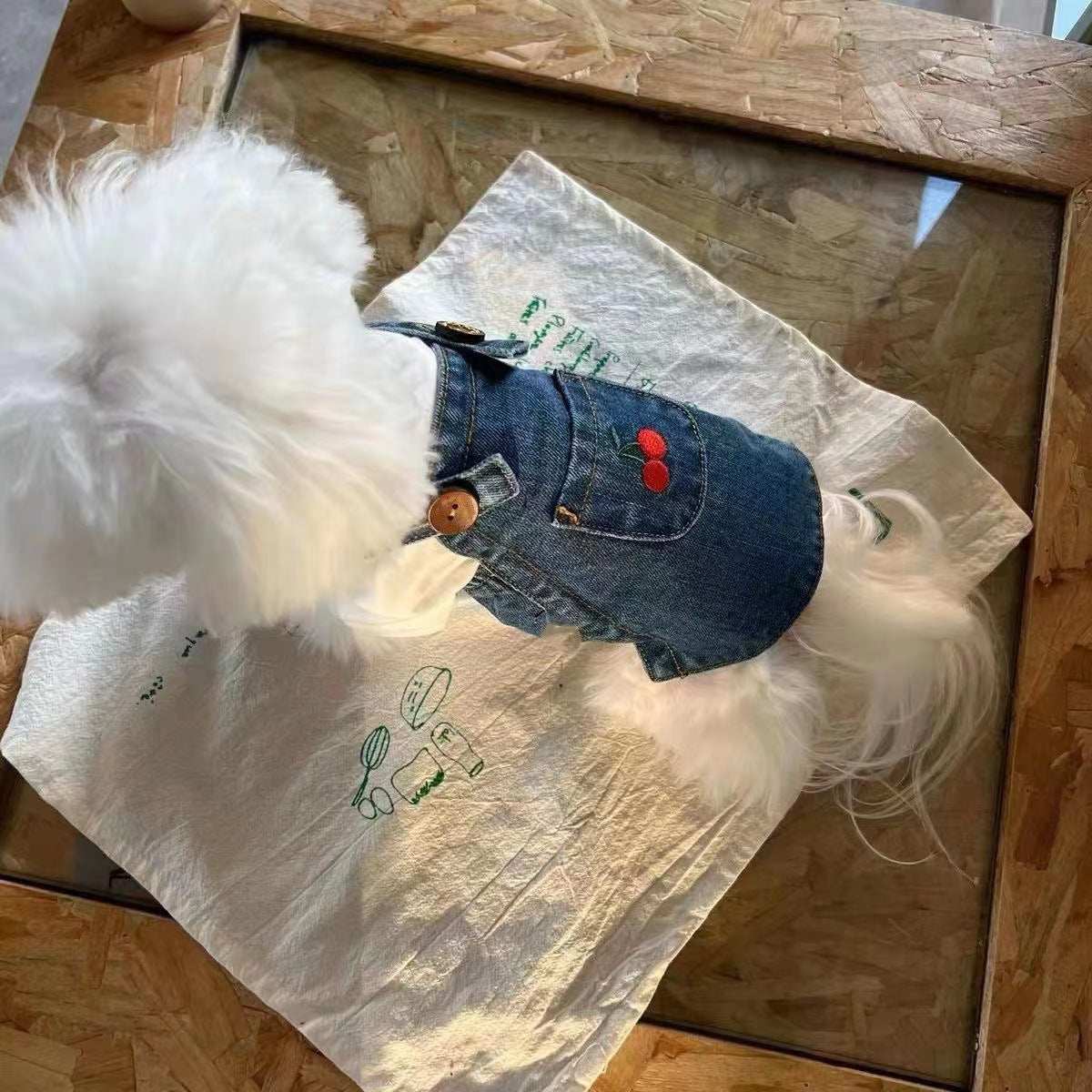 Spring and Summer Small Pet Dog Cat Denim Skirt - Purrfect Pet Haven