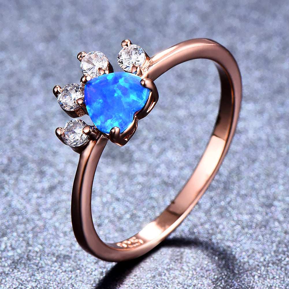 Cute Rhinestone Cat-claw Shaped Fashion Personality Ring  - Women's Jewelry - Purrfect Pet Haven