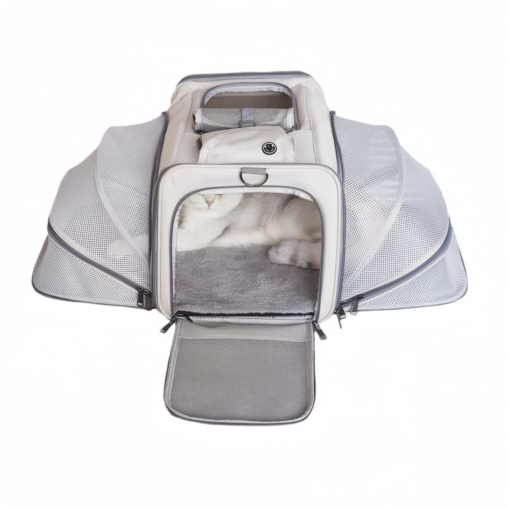 Portable Pet Carrier for Cats and Small Dogs - Breathable Travel Backpack - Purrfect Pet Haven