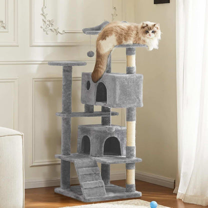 54 Inch Multi-Level Cat Tree Tower - Purrfect Pet Haven