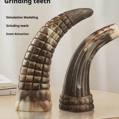 Natural Ox Horn Dog Chew - Long-Lasting Teeth Grinding for Heavy Chewers - Purrfect Pet Haven
