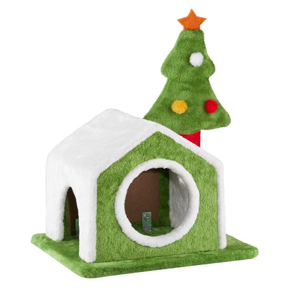 Cat House Christmas Tree - Cat Climbing Frame - Purrfect Pet Haven