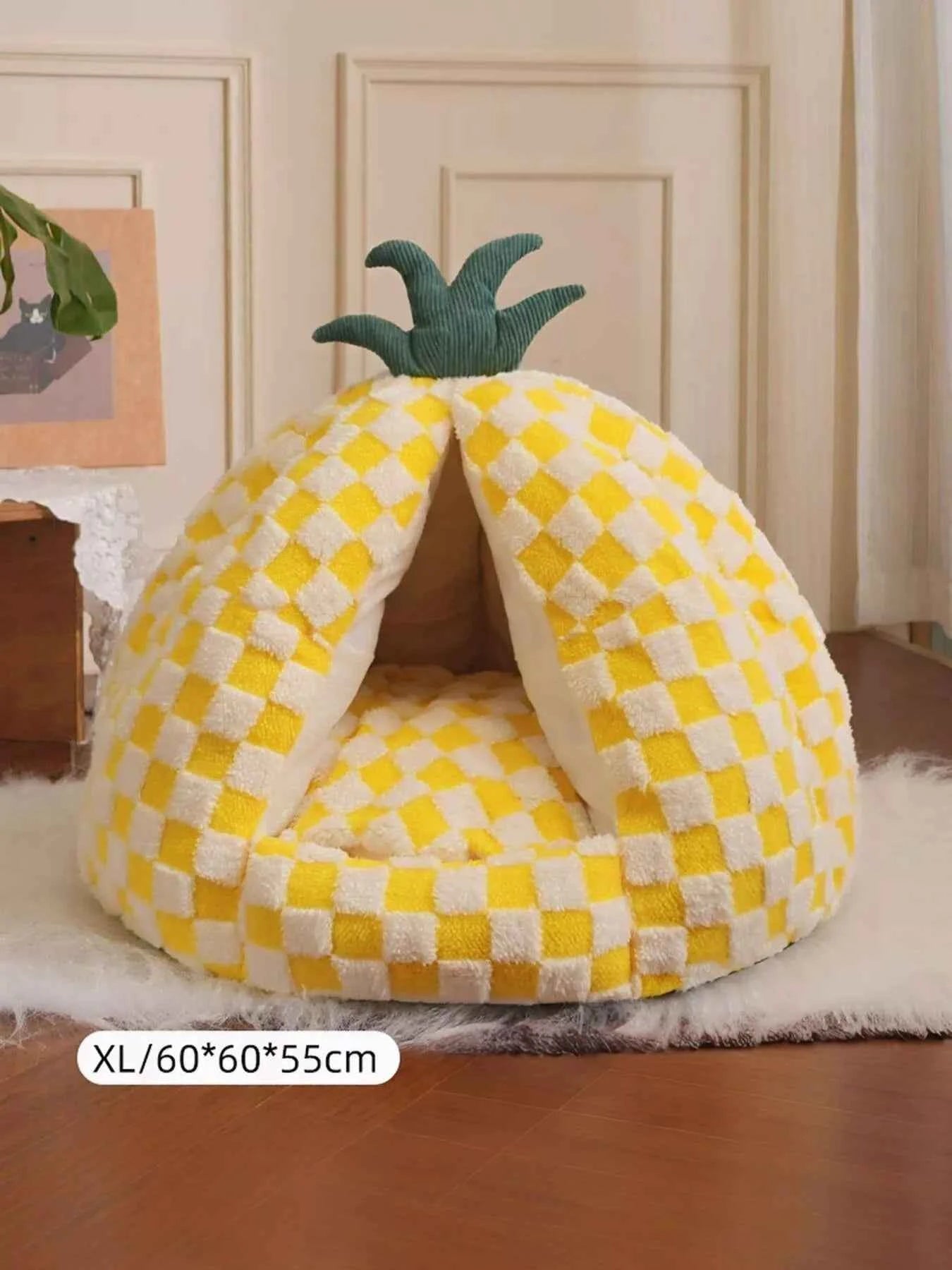 Pineapple Shaped Cozy Pet Nest