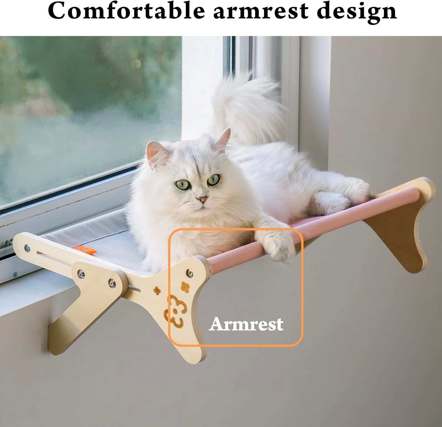 Cat Window Perch & Hammock - Adjustable 2-in-1 Sunbathing Seat For Indoor Cats - Purrfect Pet Haven