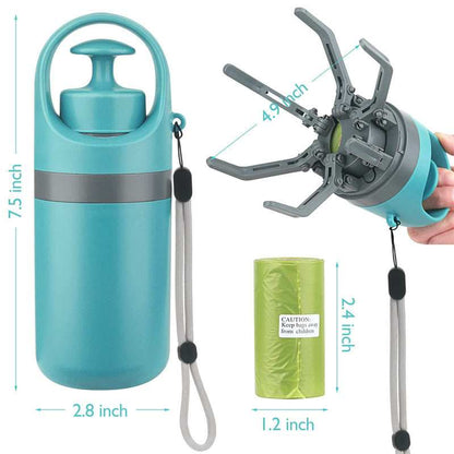 Portable Dog Pooper Scooper - Built-in Bag Dispenser - Purrfect Pet Haven