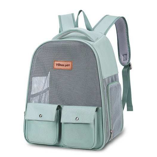 Pastel Color Breathable Large Capacity Foldable Pet Bag Backpack - Purrfect Pet Haven