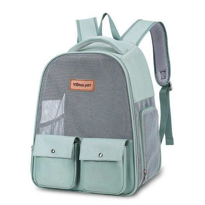 Pastel Color Breathable Large Capacity Foldable Pet Bag Backpack - Purrfect Pet Haven
