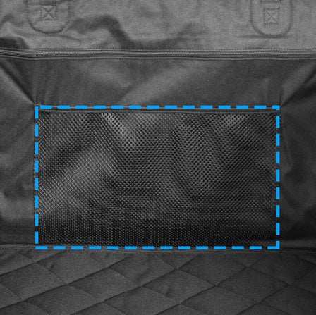 Large Dog Car Seat, Waterproof Fabric With Breathable Mesh, Car Dog Hammock, Dog Harness Dog Car Seat Cover - Purrfect Pet Haven