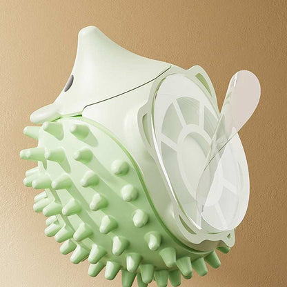 Wall-Mounted Cat Self-Groomer - Corner Massage Brush & Face Scratcher - Purrfect Pet Haven