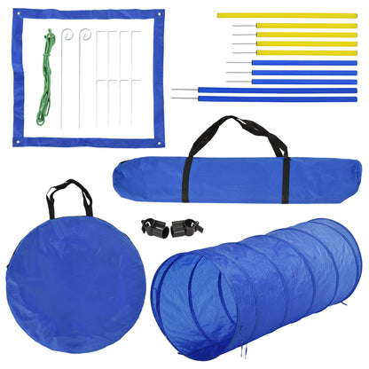 Dog Agility Equipment Set - Outdoor Obstacle Course Kit - Purrfect Pet Haven