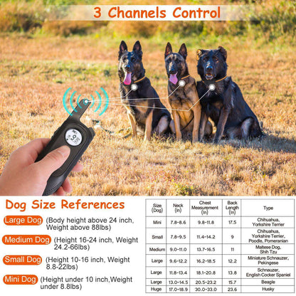 Dog Training Collar - Waterproof Remote With 3 Training Modes - Purrfect Pet Haven
