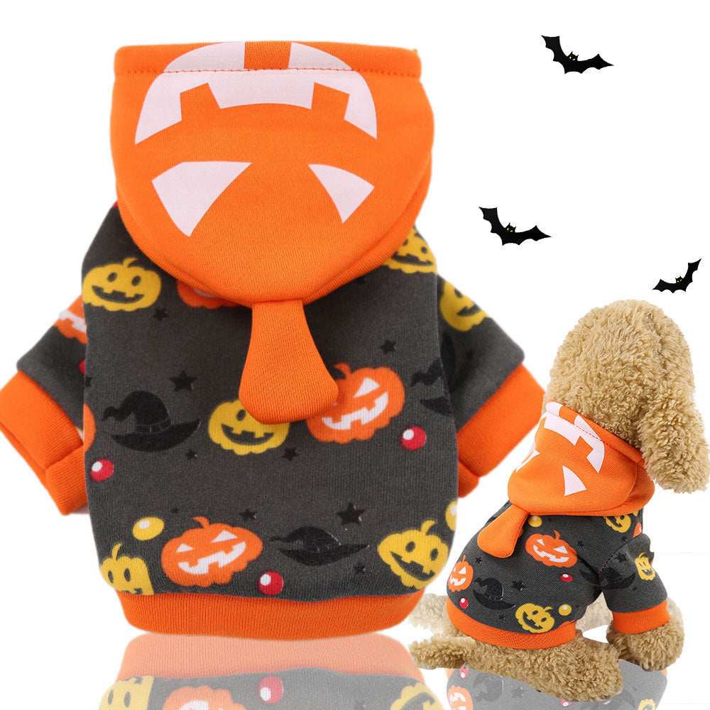 Pumpkin Lantern Pet Costume - Glowing Halloween Dog Outfit - Purrfect Pet Haven