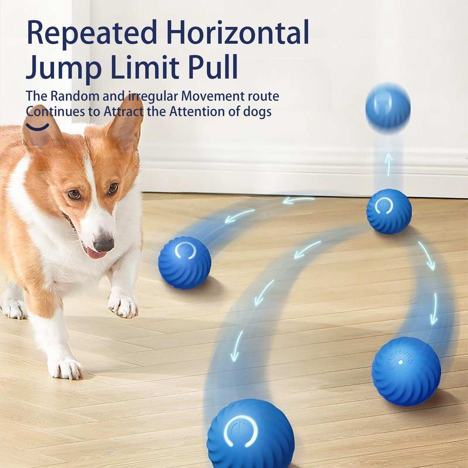 Smart Interactive Bouncing Ball Dog Toy - Purrfect Pet Haven