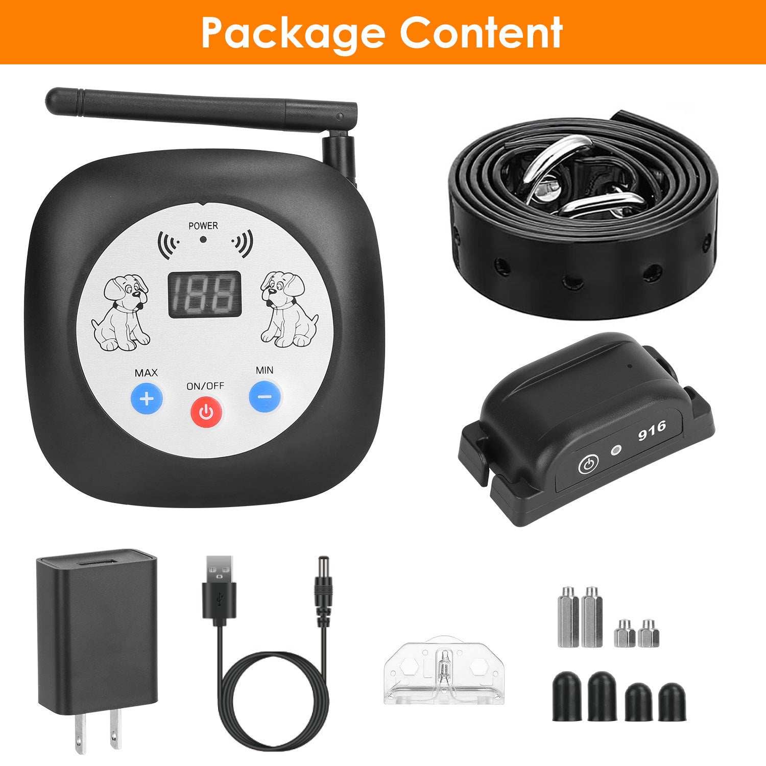 Wireless Dog Fence System - 328FT GPS - Purrfect Pet Haven