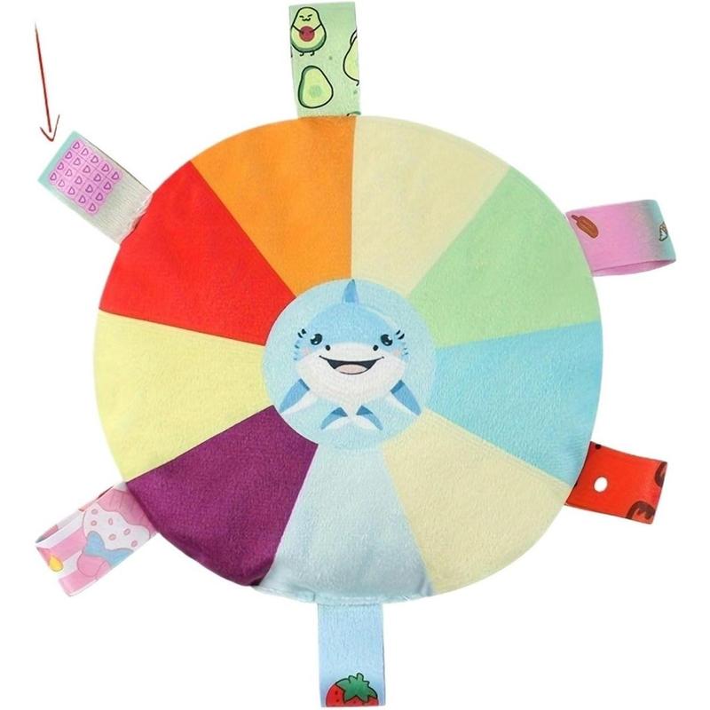 Plush Flying Disc Dog Toy with Bells - Tug of War - Purrfect Pet Haven