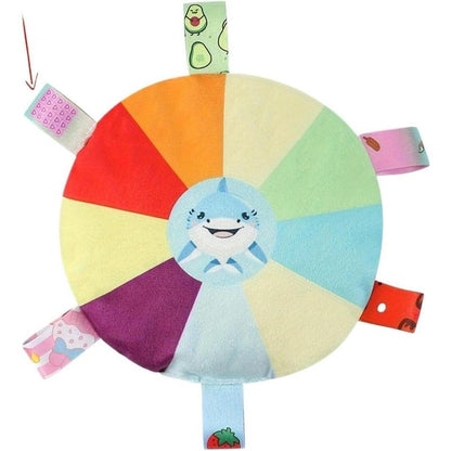 Plush Flying Disc Dog Toy with Bells - Tug of War - Purrfect Pet Haven