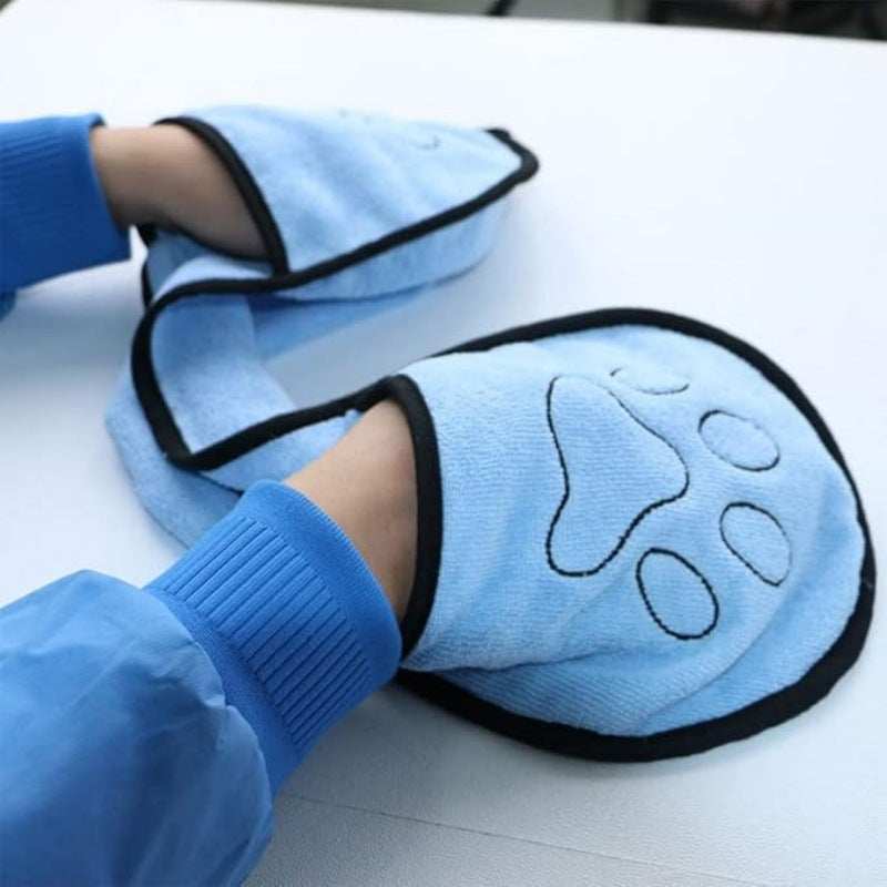 Specially Designed  Pet Bath Towel Quickly Absorbs Water - Dogs or Cats - Purrfect Pet Haven